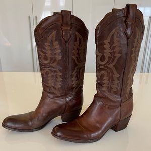 Sartore leather western cowboy boots